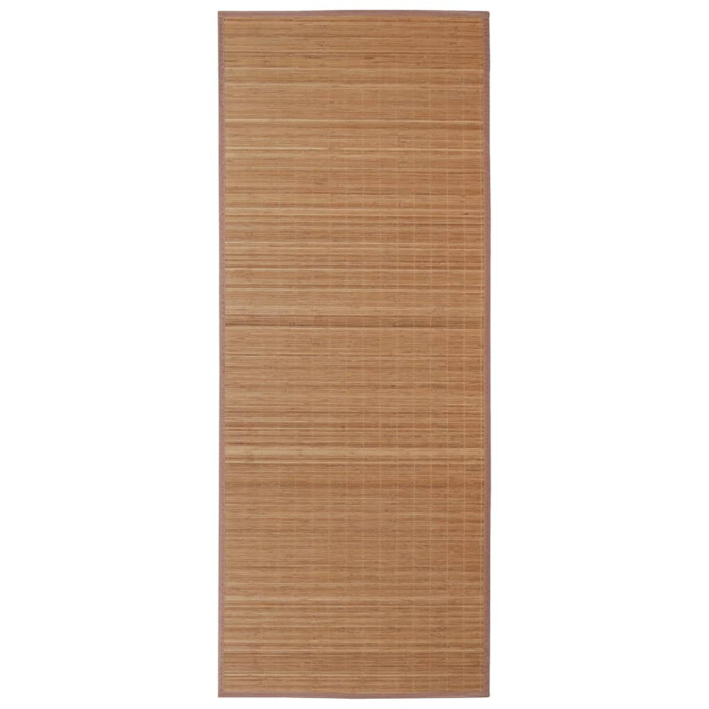 Carpet Bamboo Brown Rectangular 80x300 cm