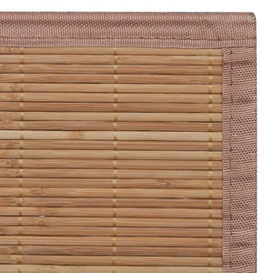 Rug Bamboo Brown Rectangular 120x180 cm