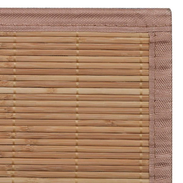 Rug Bamboo Brown Rectangular 120x180 cm