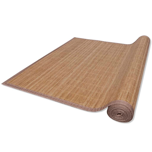 Carpet Bamboo Brown Rectangular 150x200 cm