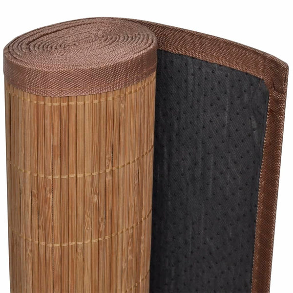 Carpet Bamboo Brown Rectangular 150x200 cm