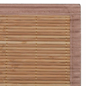 Carpet Bamboo Brown Rectangular 150x200 cm