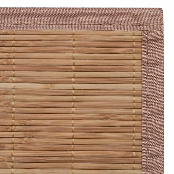 Carpet Bamboo Brown Rectangular 150x200 cm