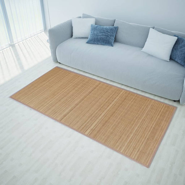 Carpet Bamboo Brown Rectangular 150x200 cm