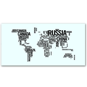 Desk with World Map