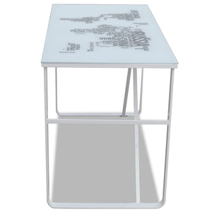 Desk with World Map