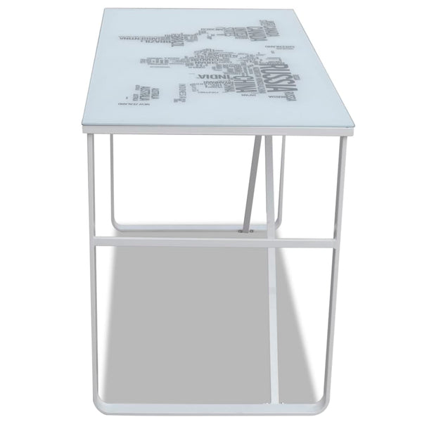 Desk with World Map