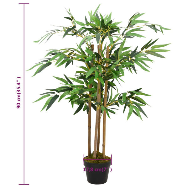vidaXL Artificial Bamboo Twiggy with Pot 90 cm