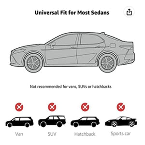 vidaXL Full Car Cover Non-woven Fabric Size M