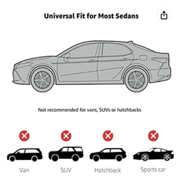 vidaXL Full Car Cover Non-woven Fabric Size XL