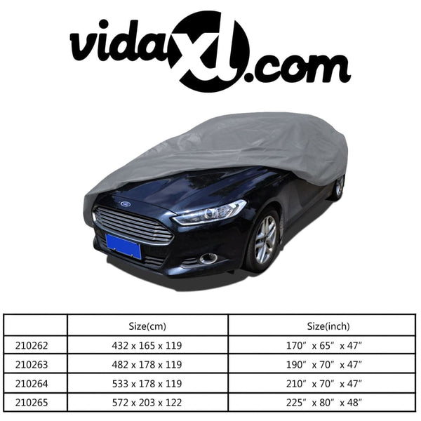 vidaXL Full Car Cover Non-woven Fabric Size XXL