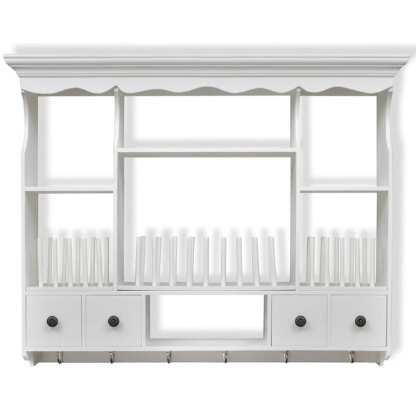 vidaXL Wall-Mounted Kitchen Cabinet Wood White