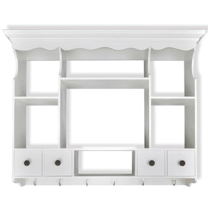 vidaXL Wall-Mounted Kitchen Cabinet Wood White