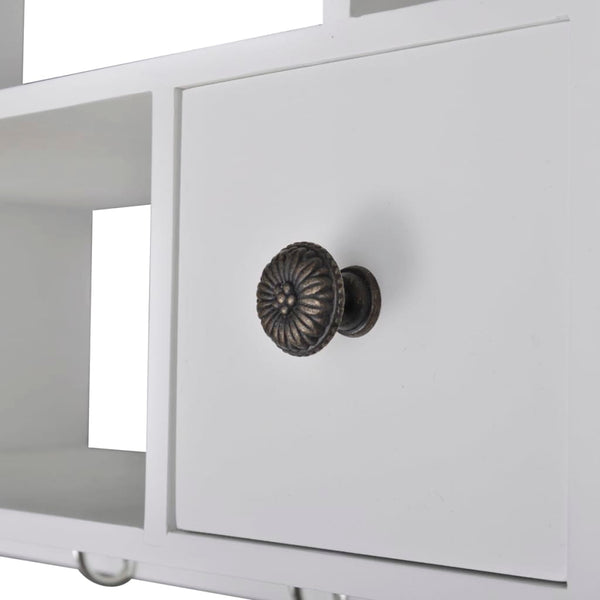 vidaXL Wall-Mounted Kitchen Cabinet Wood White