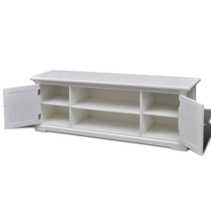 vidaXL TV Cabinet White Wood