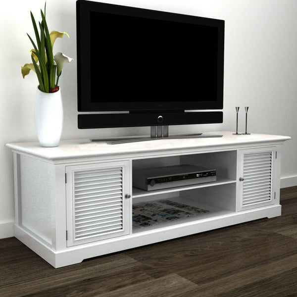 vidaXL TV Cabinet White Wood