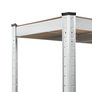 vidaXL Storage Racks 2 pcs. Silver