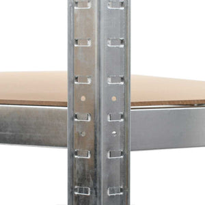 vidaXL Storage Racks 2 pcs. Silver