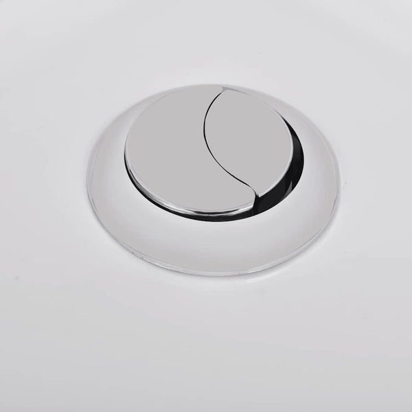 vidaXL Toilet and Bidet Set White Ceramic