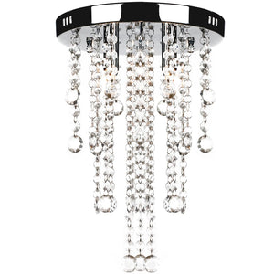 Pendant lamp elegant ceiling lamp with transparent crystal beads