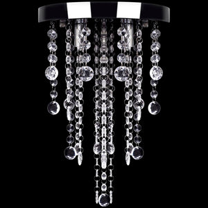 Pendant lamp elegant ceiling lamp with transparent crystal beads