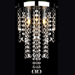 Pendant lamp elegant ceiling lamp with transparent crystal beads
