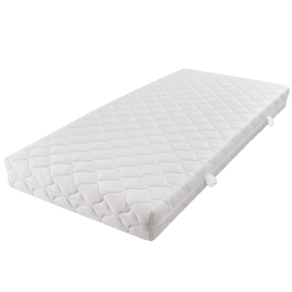 vidaXL Mattress with Washable Cover 200x80x17 cm H3