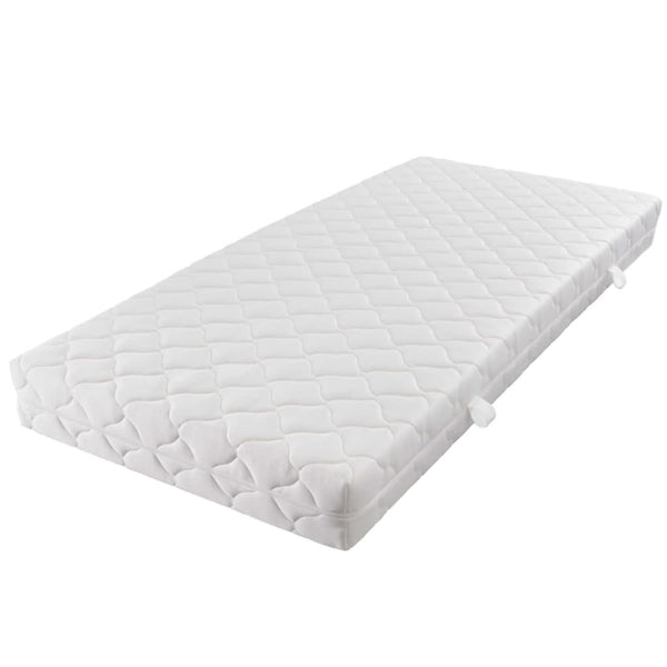 vidaXL Mattress with Washable Cover 200x160x17 cm H3
