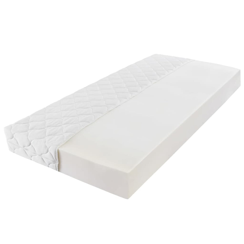 vidaXL Mattress with Washable Cover 200x160x17 cm H3