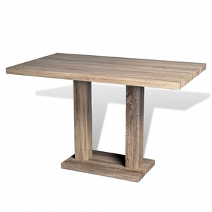 vidaXL Dining Table MDF Oak Look