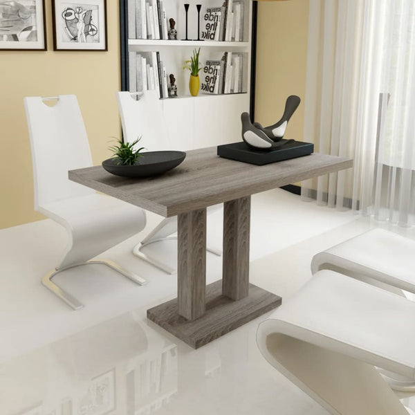 vidaXL Dining Table MDF Oak Look