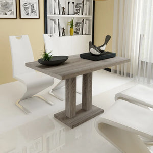 vidaXL Dining Table MDF Oak Look