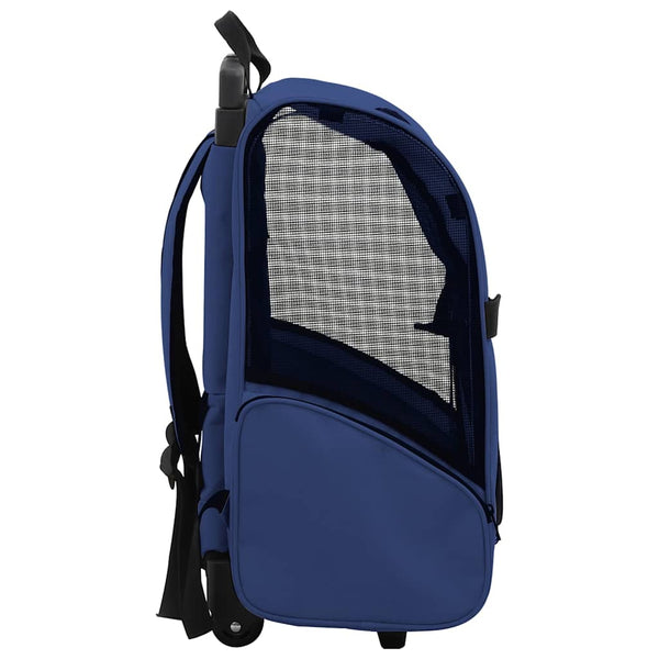 vidaXL 3-in-1 Foldable Pet Stroller Blue