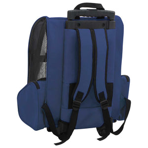 vidaXL 3-in-1 Foldable Pet Stroller Blue