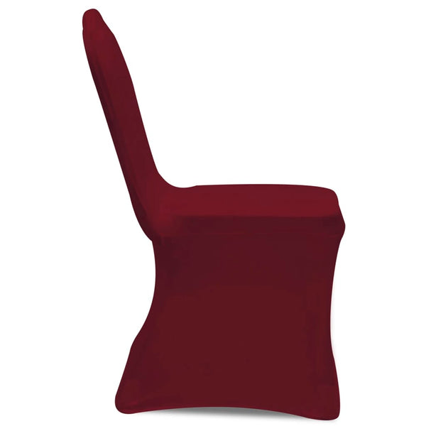 50 x Chair Cover Stretch Cover Bordeaux