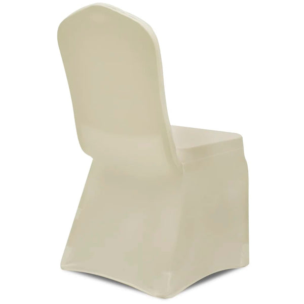 50 x Chair Cover Stretch Cover Cream