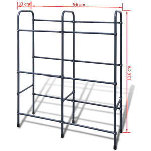 Steel shelf for 6 crates