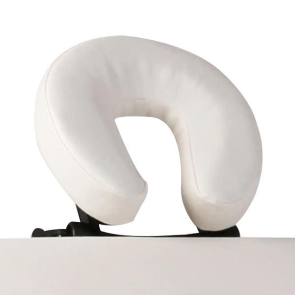 vidaXL 2-Zone Foldable Massage Table with Aluminum Frame Cream White