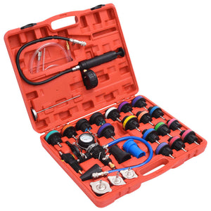 vidaXL 28-piece Cooling System Pressure Test Kit