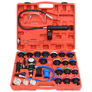 vidaXL 28-piece Cooling System Pressure Test Kit