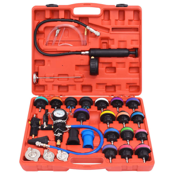 vidaXL 28-piece Cooling System Pressure Test Kit