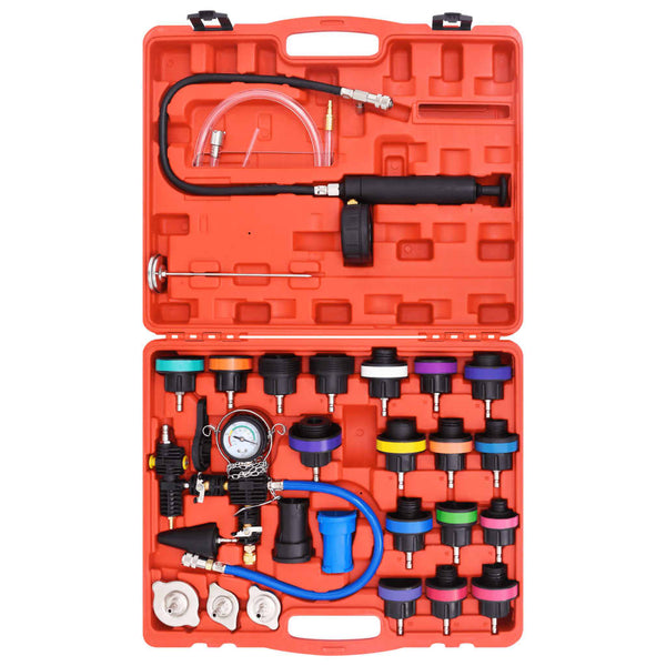 vidaXL 28-piece Cooling System Pressure Test Kit