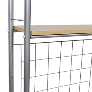 Foldable kitchen table with 2 chairs for breakfast