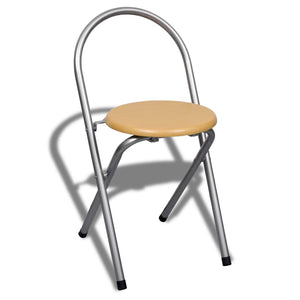 Foldable kitchen table with 2 chairs for breakfast