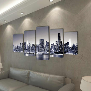Pictures Decoration Set monochrome New York 100 x 50 cm