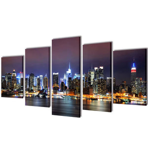 Pictures Decoration Set New York in color 200 x 100 cm