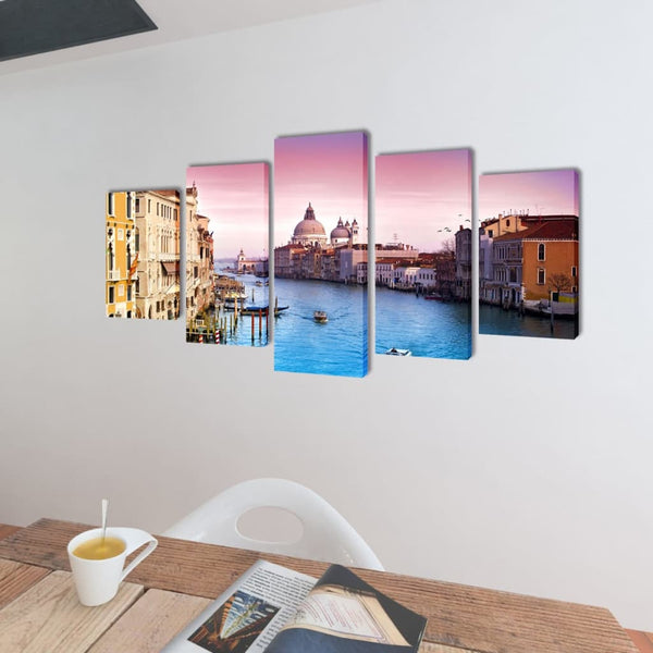 Picture Decoration Set Venice 200 x 100 cm
