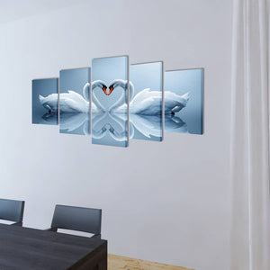 Picture Decoration Set Swan 200 x 100 cm