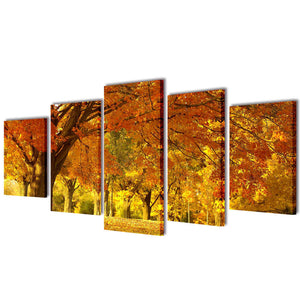 Pictures Decoration Set Maple 200 x 100 cm