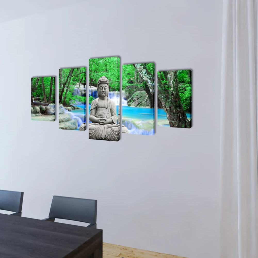 Pictures Decoration Set Buddha 200 x 100 cm
